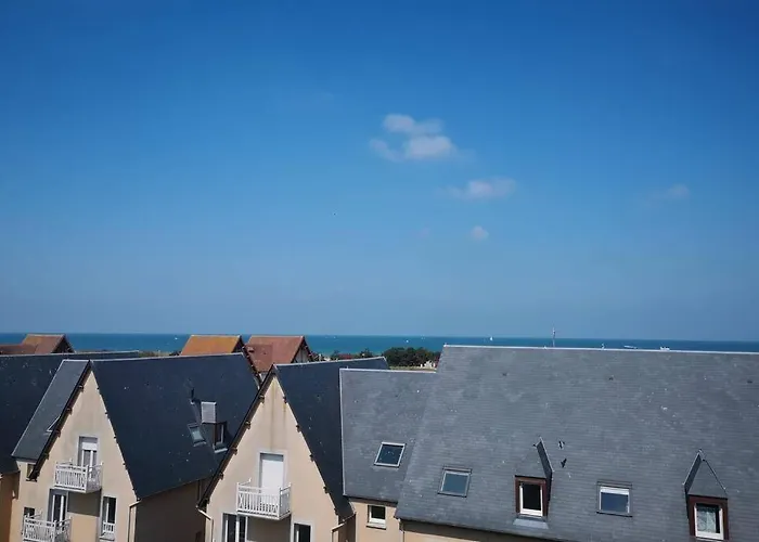 Vue 180° A 200 M De La En Normandie +parking Lejlighed Courseulles-sur-Mer